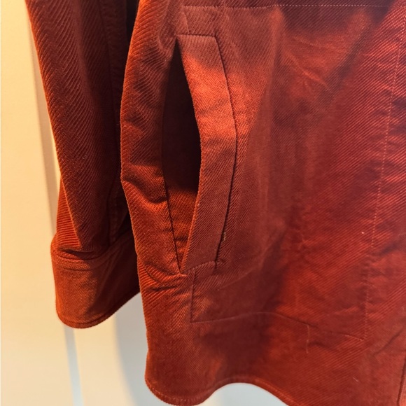 NWT | Madewell | Stretch Twill Oversized Shirt Jacket - Picture 13 of 17